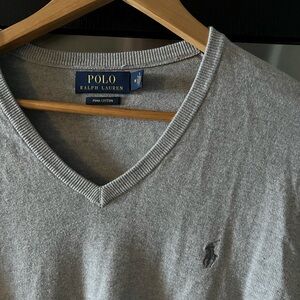 Ralph Lauren Men’s V neck cotton sweater